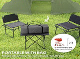 3 Man Camping Tent with Living Area and 2 Bedrooms, 3000mm Waterproof Family Tent with Sewn-in T3398P347559