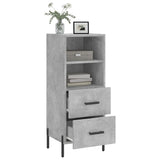 Sideboard Concrete Grey 34.5x34x90 cm Engineered Wood 828680