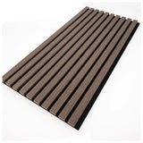 ZNTS WallArt Aku Acoustic Wall Panels Dark Oak 4 pcs 447594