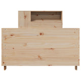 Bed Frame without Mattress 100x200 cm Solid Wood Pine 3323665