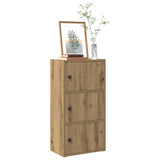 Bookcase Artisan Oak 40x24x77 cm Engineered Wood 860372