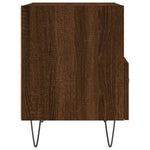 ZNTS Bedside Cabinets 2 pcs Brown Oak 40x35x47.5 cm Engineered Wood 827435
