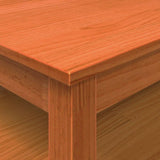 Coffee Table Wax Brown 100x100x40 cm Solid Wood Pine 844470