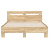 Bed Frame without Mattress Sonoma Oak 120x190 cm Small Double 3207450