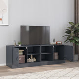 TV Cabinets 2 pcs Anthracite 67x39x44 cm Steel 841696