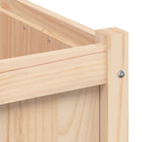 Garden Planter 70x70x70 cm Solid Wood Pine 837434