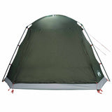 Cabin Tent with Roof Army green 12-Person Polyester and Steel 42028574