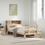 Bookcase Bed without Mattress 100x200cm Solid Wood Pine 3322735