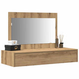 Dressing Table Brown 100 x 40 x 70 cm Engineered Wood 865216