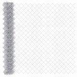 Chain Link Fence Silver 10 x 1.5 m Galvanised steel 42004850