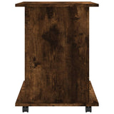 Rolling Cabinet Smoked Oak 60x45x60 cm Engineered Wood 826354