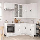 Kitchen Unit KALMAR 8 pcs White Engineered Wood 3438457