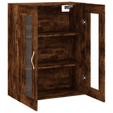 Wall Mounted Cabinet Smoked Oak 69.5x34x90 cm 828465