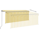 Manual Awning with Solar LED 3.5 x 2.5 m 3069403