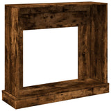 Fireplace Surround Smoked Oak 100x30x87.5 cm Engineered Wood 854566