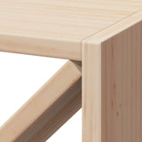 Wine Rack 2 pcs Natural 62 x 25 x 62 cm Solid Pine Wood 893314