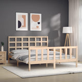 Bed Frame without Mattress 160x200 cm Solid Wood Pine 3192111