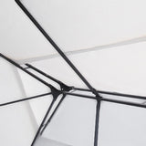 Gazebo with LED String Lights White 3x4 m 3070301