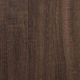 Book Cabinet Brown Oak 40x35x139 cm Engineered Wood 849128