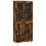 Highboard Smoked Oak 69.5x34x180 cm Engineered Wood 3198374