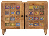 Bathroom Sink Cabinet Natural 62 x 33 x 58 cm Solid Mango Wood 4018279