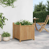 ZNTS Planter 50x50x50 cm Bamboo 366465