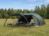 Tunnel Tent Army Green 370 x 275 x 210 cm Polyester and Steel 42028680