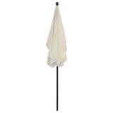 Garden Parasol Sand Fabric , Steel 210x140 cm 315543