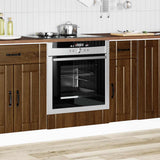 Oven Cabinet Lucca Brown Oak Engineered Wood 853764