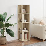 Corner Cabinet Sonoma Oak 33x33x132 cm Engineered Wood 809038