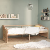 Day Bed Natural Pine Solid pinewood 90x200 cm 322164