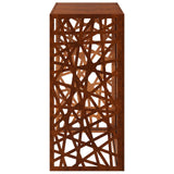 Air Conditioner Cover Rusty 110 x 50 x 105 cm Weathering Steel 8014177