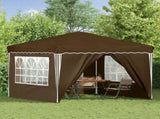 Pop-up Party Tent 288 x 288 x 245 cm Taupe Oxford Fabric 42019773