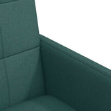 Dining Chairs with Wheels 2 pcs Dark green 58 x 65 x 94 cm 42017834