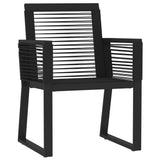 Dining Set Black Powder-coated steel Medium 3099155