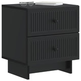Bedside Cabinet Black 43 x 34.5 x 47.5 cm Engineered Wood 893837