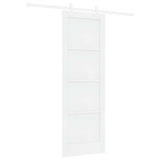 Sliding Door White 73.5 x 211 cm Solid Pine Wood 3333553