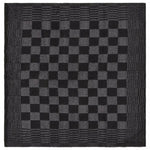 15 Piece Towel Set with Oven Gloves&Pot Holders Black Cotton 136296
