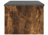 Hall Bench with Cushion Smoked Oak 83 x 38 x 40 cm 891556