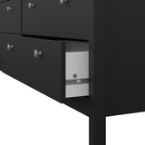 Madrid Double dresser 4+4 drawers in Matt Black 72679663GMGM