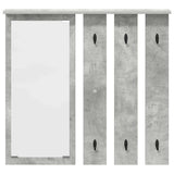Wall-Mounted Coat Rack with Shelf Concrete grey 84 x 10 x 80 cm 874494