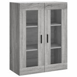 Highboard Grey Sonoma 69.5x34x180 cm Engineered Wood 3198359
