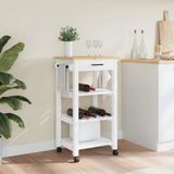 Kitchen Trolley MONZA 48x40x88.5 cm Solid Wood Pine 376081