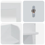 Dressing Table Set FAUSKE 4 pcs White 100 x 50 x 143 cm 3438583