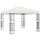 Gazebo 3x3 m Cream Fabric 48005