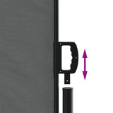 Retractable Side Awning Anthracite 160x600 cm 4004628