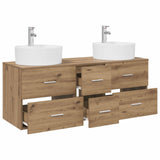 Bathroom Furniture Set 3 pcs Artisan Oak 49.5 x 44.5 x 65 cm 3405890