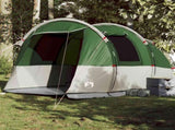 Camping Tent Tunnel 4-Person Green Waterproof 94631
