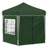 Pop-up Party Tent 195 x 195 x 245 cm Green Oxford Fabric 42019739