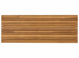 Table Top 90 x 45 x 3.5 cm Rectangular Solid Teak Wood Natural 42033156